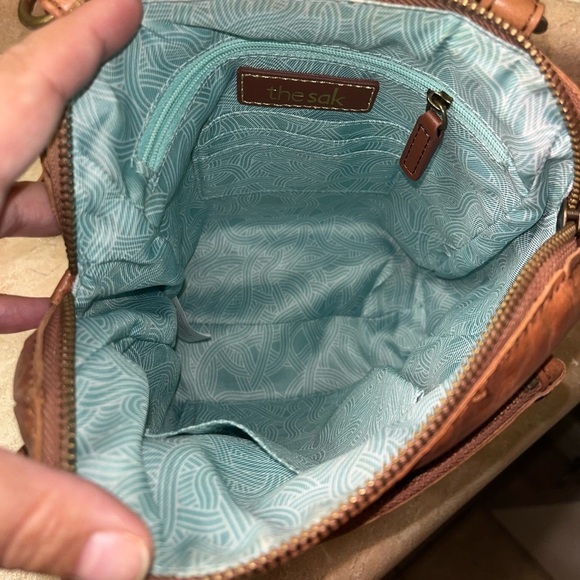 The Sak Backpack Loyola Tobacco Floral Convertible Small Leather Backpack main image 6